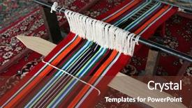  Presentation with arab - Cool new theme with sparkles on a red backdrop and a black colored foreground.