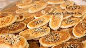  Presentation with snack - Audience pleasing slide deck consisting of traditional-taiwanese-snack-of-cow backdrop and a yellow colored foreground