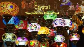  Presentation with lamps - Presentation design enhanced with traditional-turkish-lamps background and a tawny brown colored foreground