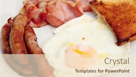  Presentation with english - Amazing presentation having traditional-unhealthy-english-cooked-breakfast backdrop and a lemonade colored foreground