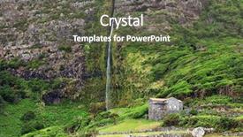  Presentation with traditional food preservation - Audience pleasing PPT layouts consisting of traditional village on flores island backdrop and a gray colored foreground