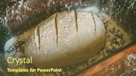  Presentation with wheat - PPT theme enhanced with traditional-wheat-and-rye-raw background and a tawny brown colored foreground