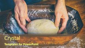  Presentation with roman - Beautiful PPT theme featuring traditional-wheat-and-rye-raw backdrop and a tawny brown colored foreground