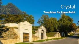  Presentation with traditional - Presentation consisting of traditional-wine-cellars-in-tolcsva background and a teal colored foreground