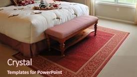  Presentation with woven - Audience pleasing slides consisting of traditional woven rug in beautiful backdrop and a tawny brown colored foreground