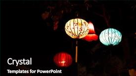  Presentation with vietnam - Audience pleasing slide set consisting of traditionnal lantern in hoi backdrop and a black colored foreground
