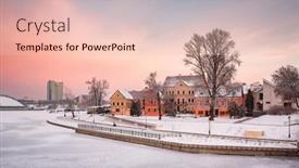  Presentation with catholic trinity - Presentation enhanced with traetskae-pradmestse-trinity-suburb-historical background and a lemonade colored foreground