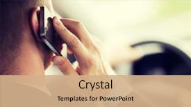  Presentation with transportation traffic - PPT theme featuring people traffic - transportation and vehicle concept background and a coral colored foreground