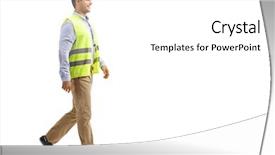  Presentation with traffic engineering - Beautiful presentation design featuring traffic engineering - full length shot backdrop and a white colored foreground