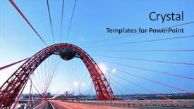  Presentation with traffic engineering - Slide set consisting of traffic engineering - night illuminated road background and a light blue colored foreground