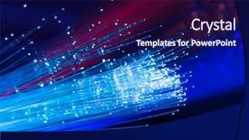  Presentation with optical fibers - Beautiful PPT layouts featuring traffic engineering - optical fibers cable backdrop and a wine colored foreground