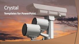  Presentation with traffic signal - Slide deck enhanced with traffic intersection signal surveillance camera background and a gray colored foreground