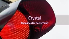  Presentation with traffic light - Amazing presentation design having traffic light shows red light backdrop and a wine colored foreground