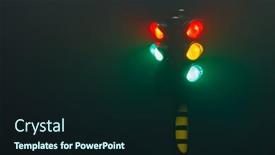  Presentation with fog - Cool new theme with traffic-lights-at-night backdrop and a wine colored foreground