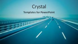  Presentation with qingdao - Colorful slides enhanced with traffic on haiwan bridge qingdao backdrop and a light blue colored foreground