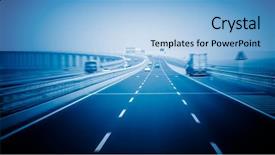  Presentation with qingdao - Colorful slides enhanced with traffic on haiwan bridge qingdao backdrop and a light blue colored foreground