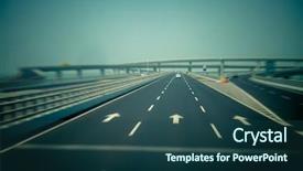  Presentation with qingdao - PPT theme enhanced with traffic on haiwan bridge qingdao background and a ocean colored foreground