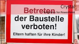  Presentation with liability law - PPT theme with traffic safety and liability law background and a red colored foreground