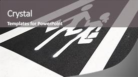  Presentation with nyu school - Cool new slides with traffic sign warning backdrop and a gray colored foreground