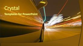  Presentation with traffic signal - Amazing presentation having traffic signal - side of a car driving backdrop and a tawny brown colored foreground