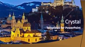  Presentation with salzburg - Amazing theme having traffic signht - city view of the city backdrop and a wine colored foreground