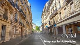  Presentation with paris - Amazing presentation having traffic signht - street in paris backdrop and a  colored foreground