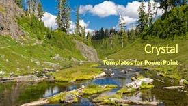  Presentation with beautiful mountains river lake sky nature - Audience pleasing theme consisting of trail in mount baker visitor backdrop and a tawny brown colored foreground