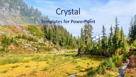  Presentation with erosion trail - Audience pleasing PPT layouts consisting of trail in mount baker visitor backdrop and a  colored foreground