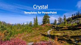  Presentation with trail - Cool new presentation with trail in mount baker visitor backdrop and a cobalt blue colored foreground