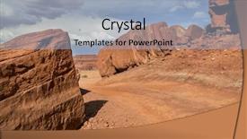  Presentation with moab - Cool new PPT layouts with trail in the moab area backdrop and a light blue colored foreground