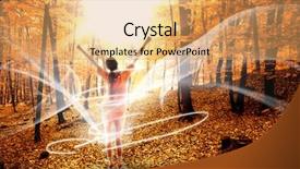  Presentation with dallas cowboys football - Theme enhanced with trail mix - cheering football fan against autumnal background and a  colored foreground