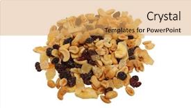  Presentation with trail - Audience pleasing PPT layouts consisting of trail mix on white background backdrop and a  colored foreground