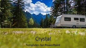  Presentation with italy car - Presentation enhanced with trailer - family vacation travel holiday trip background and a gold colored foreground