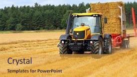  Presentation with nano technology drag - Cool new presentation with trailer food - tractor with drag backdrop and a  colored foreground