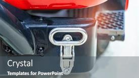  Presentation with truck - Theme consisting of trailer-hitch-behind-the-pickup background and a dark gray colored foreground