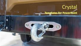  Presentation with truck - Slides enhanced with trailer-hitch-behind-the-pickup background and a tawny brown colored foreground