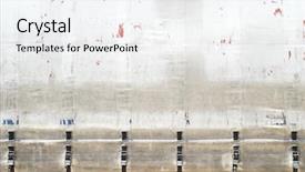  Presentation with tent - Slides with trailer old tent background and a white colored foreground