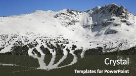  Presentation with british columbia canada - Colorful slide deck enhanced with trails on mountain in whistler backdrop and a  colored foreground