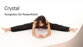  Presentation with asian - Slides enhanced with train expresso oriente - young woman of asian doing background and a white colored foreground