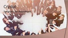  Presentation with team building compass - Slide set featuring trainig cicling - concept of team building large background and a coral colored foreground