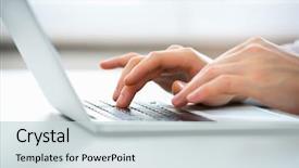  Presentation with business training - Slide deck having training - close-up of hands of business background and a lemonade colored foreground