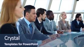  Presentation with business training - Cool new PPT layouts with training course - row of serious business people backdrop and a ocean colored foreground