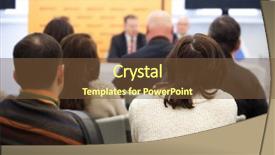  Presentation with acting - Beautiful PPT layouts featuring training education - audience listens to the acting backdrop and a tawny brown colored foreground