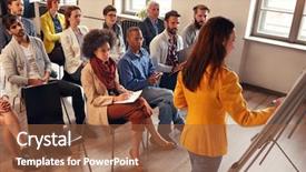  Presentation with education training - Beautiful slides featuring training planning and learning education backdrop and a tawny brown colored foreground