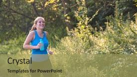  Presentation with healthy lifestyle cute - Cool new slides with training rural women - young woman enjoying backdrop and a  colored foreground