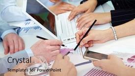  Presentation with black babies hands and feet in black human hands - Slides enhanced with training strategy - image of human hands working background and a coral colored foreground