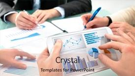  Presentation with human - Colorful slide set enhanced with oil industry - is used in the construction backdrop and a sky blue colored foreground