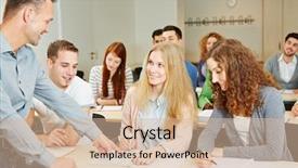  Presentation with helping - Presentation design enhanced with white wine with cheese background and a  colored foreground.