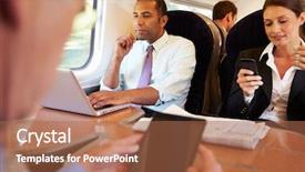  Presentation with input devices - Beautiful presentation featuring ivy leaves isolated on a white background top view backdrop and a  colored foreground.