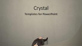  Presentation with contemplating - Audience pleasing PPT theme consisting of trajectory career - young businessman contemplating a decision backdrop and a  colored foreground